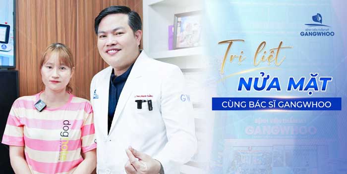 Bác Sĩ Phùng Mạnh Cường - Giám Đốc Bệnh Viện Thẩm Mỹ Gangwhoo 23 Bác si phùng Mạnh CƯờng điều trị liệt mặt cho khách hàng