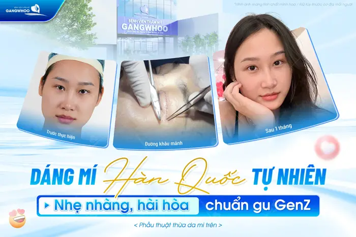 Dáng mí Hàn Quốc tự nhiên nhẹ nhàng, hài hòa chuẩn gu GenZ