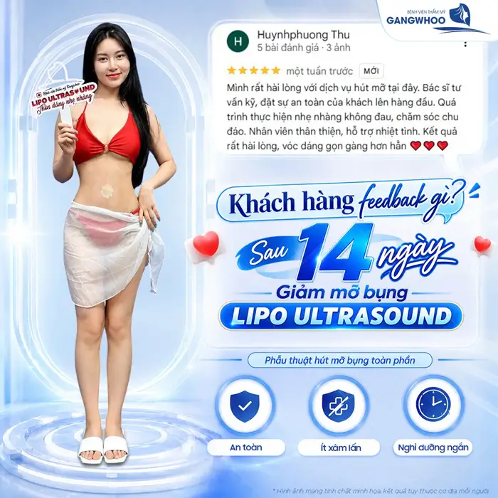 khach hang fb sau 14 ngay giam mo bung cong nghe lipo ultrasound