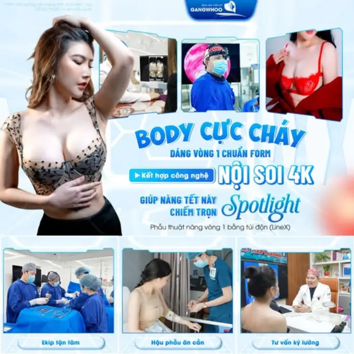 Phẫu Thuật Nâng Ngực: Chỉ Định, Quy Trình Và Bảng Giá 2026 7 Phương án 1 (Tập trung phong cách): "Body cực cháy với vòng 1 chuẩn form túi LineX: Công nghệ nội soi 4K giúp nàng tự tin tỏa sáng dịp Tết