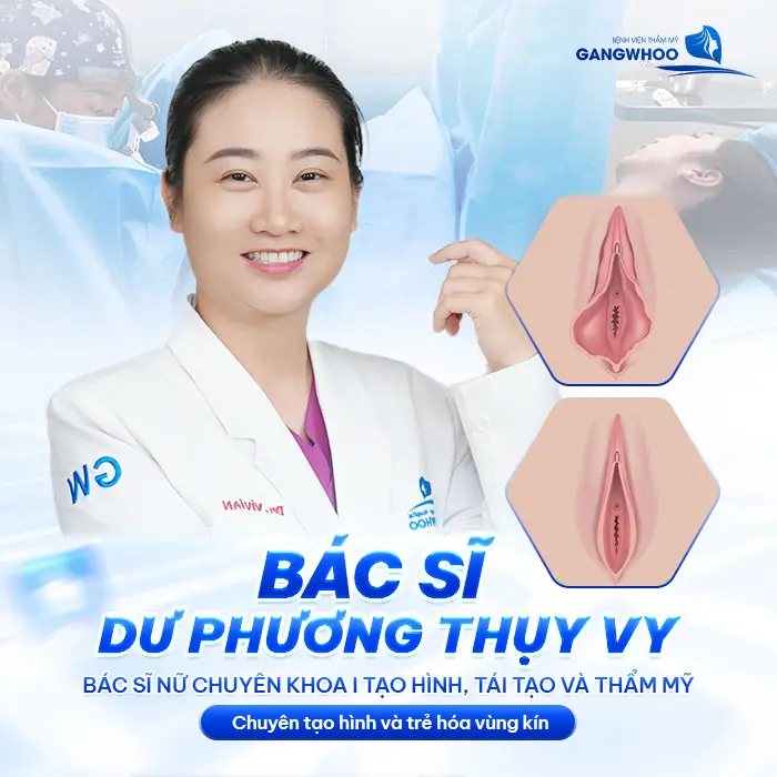 Top 3 Bác Sĩ Thẩm Mỹ Vùng Kín Đẹp Ở TPHCM 2 Bác sĩ Dư Phương Thụy Vy là bác sĩ nữ chuyên tạo hình, tái tạo và thẩm mỹ chuyên trẻ hóa vùng kín