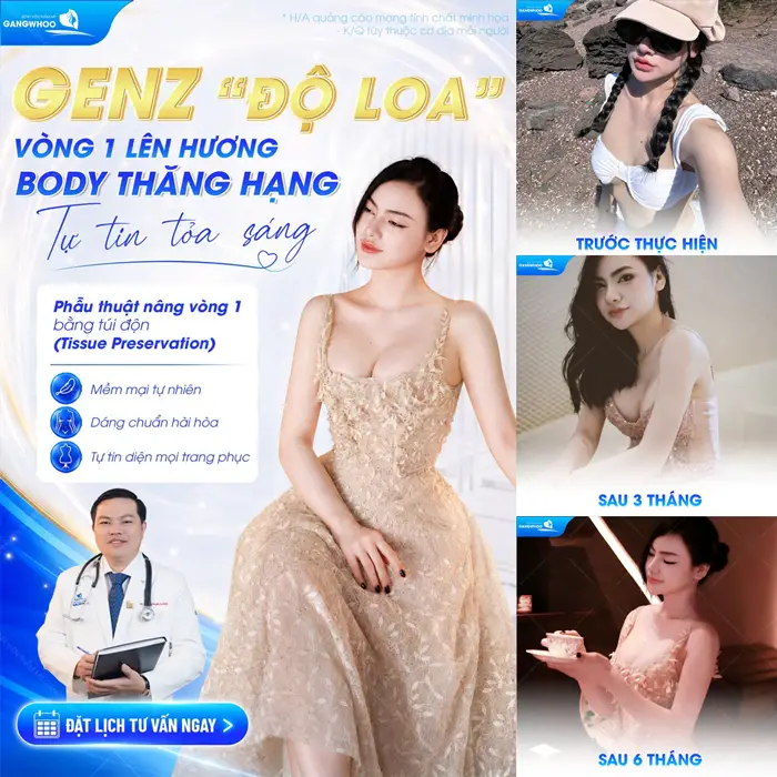 GenZ độ loa vòng 1 lên hương body đẹp thăng hạng tự tin tỏa sáng với diện mạo đẹp bừng sáng