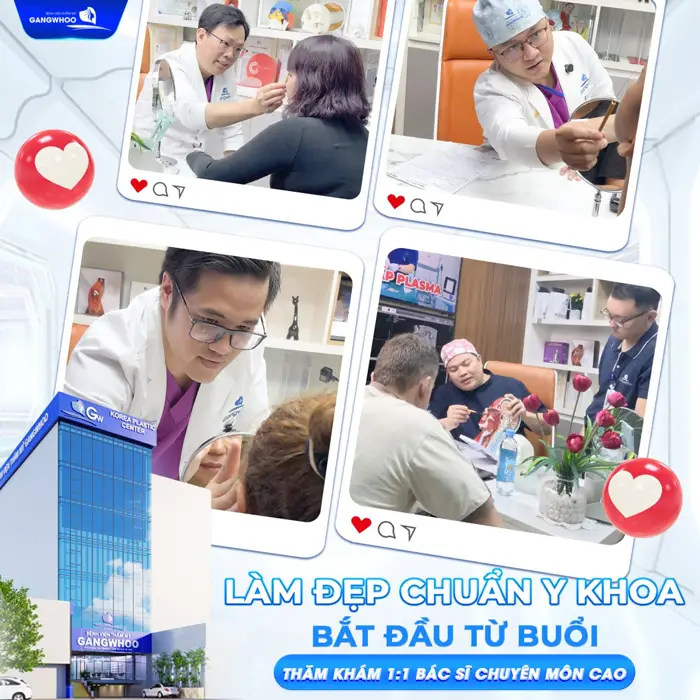 Làm đẹp chuẩn y khoa bắt đầu từ buổi tham khám cùng bác sĩ chuyên môn cao tại BVTM Gangwhoo