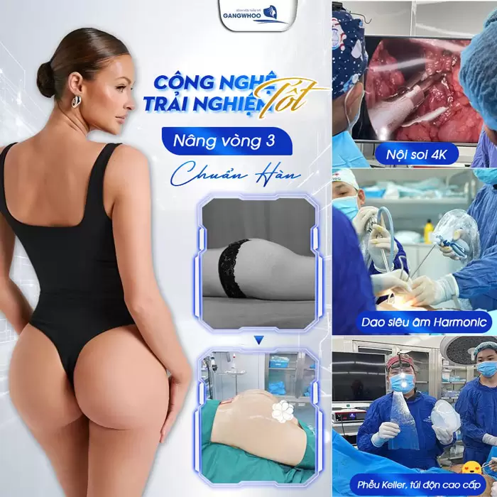 Nâng Mông Nội Soi "Tôn Vinh Vòng 3 Căng Tròn Quyến Rũ" 5 Nâng vòng 3 chuẩn Hàn với hàng loạt công nghệ hiện đại khách hàng luôn có trải nghiệm tốt và hài lòng