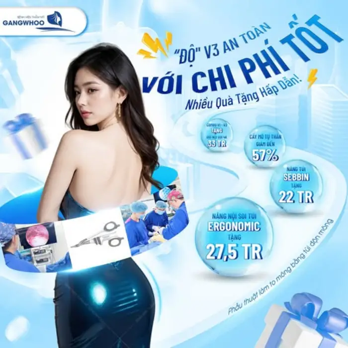 Nâng vòng 3 nội soi 4K: Khắc phục tình trạng lép xệ, tạo dáng mông tròn đầy, chuẩn phúc tướng ngay sau thực hiện