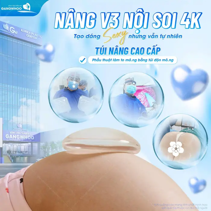 Nâng vòng 3 nội soi 4K tạo dáng Sexy nhưng vẫn tự nhiên và quyến rũ ánh nhìn 