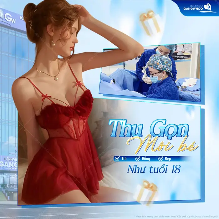 Thu gọn môi bé trẻ đẹp như tuổi 18 khiến "người ấy" mê mẩn không rời