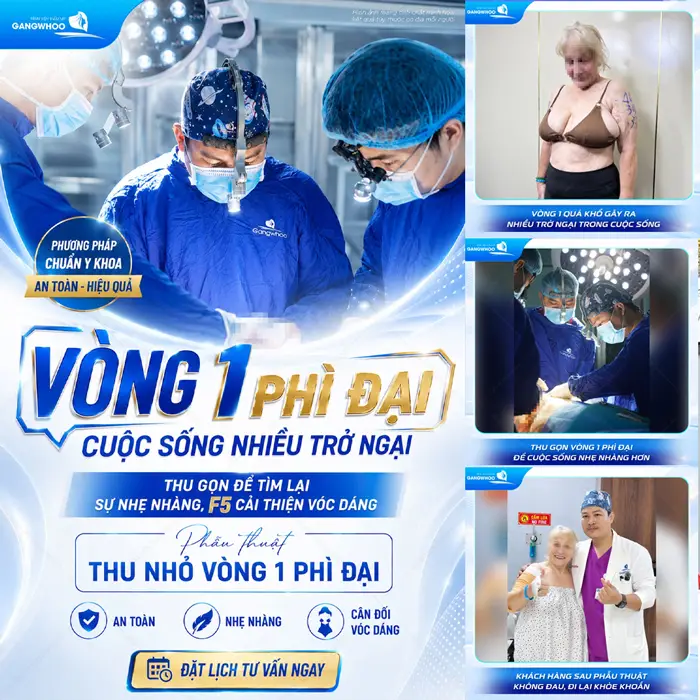 Thu nhỏ vòng ngực phì đại tìm lại sự nhẹ nhàng, cải thiện vóc dáng thêm thon gọn 