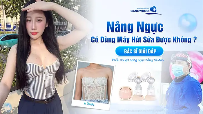 nang nguc co dung may hut sua duoc khong