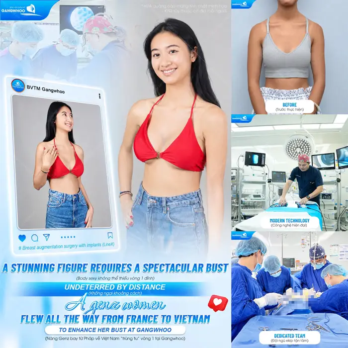 Body đẹp chấn động sau trùng tu vòng 1 đẹp xuất sắc và tràn đầy quyến rũ