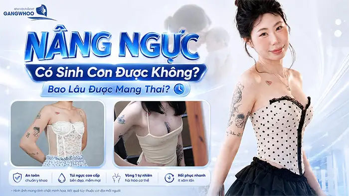 nang nguc co sinh con duoc khong