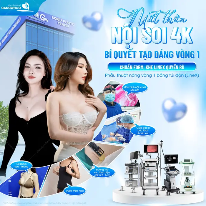 Phẫu thuật nâng cấp vòng 1 bằng túi độn công nghệ an toàn bí quyết tạo nên vòng 1 đẹp chuẩn quyến rũ dài lâu
