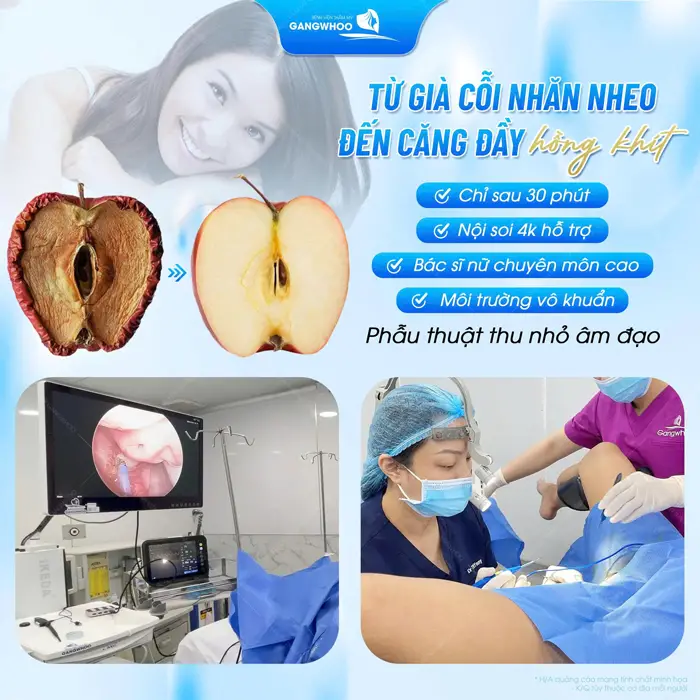Thu cơ âm đạo đẹp khăng khít tự tin hơn với phiên bản trẻ đẹp, rạng rỡ khi gần "nửa ấy"