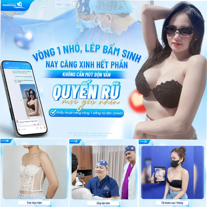 Vòng 1 nhỏ, lép bẩm sinh nay xinh hết phần không cần mút độn vẫn quyến rũ mọi góc nhìn 