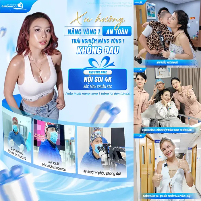 Nâng Ngực Bao Lâu Thì Lành? Cách Chăm Sóc Để Ngực Nhanh Lành 3 Nâng vòng 1 an toàn không đau với công nghệ nội soi ngực đẹp và nhanh hồi phục