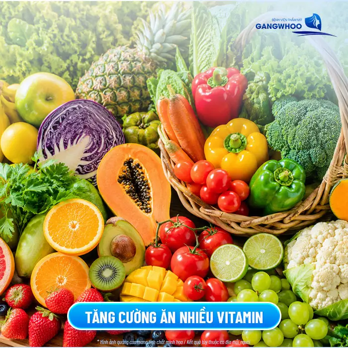 Bảng Giá Cấy Mỡ Mặt Mới - Tại Bệnh Viện Thẩm Mỹ Gangwhoo 5 Tăng cường ăn nhiều vitamin và khoáng chất thiết yếu sau khi thực hiện cấy mỡ vùng má