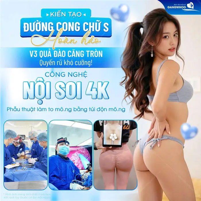 Dịch vụ nâng mông trả góp - Không lo về giá 3 Kiến tạo đường cong chữ S hoàn hảo vòng 3 thêm căng tròn và quyến rũ đẹp khó cưỡng