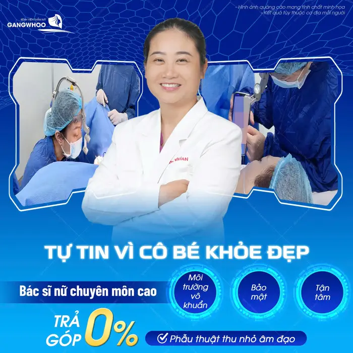 Dịch Vụ Thẩm Mỹ Vùng Kín Trả Góp Tại Bệnh Viện Thẩm Mỹ Gangwhoo 3 Tự tin vì cô bé khỏe đẹp với bác sĩ chuyên môn cao trả góp 0% lãi suất