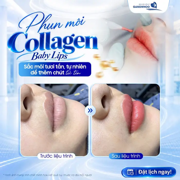 Phun môi Collagen Baby Lips sắc môi tươi tắn, lên màu tự nhiên tô điểm cho sự tự tin mỗi ngày