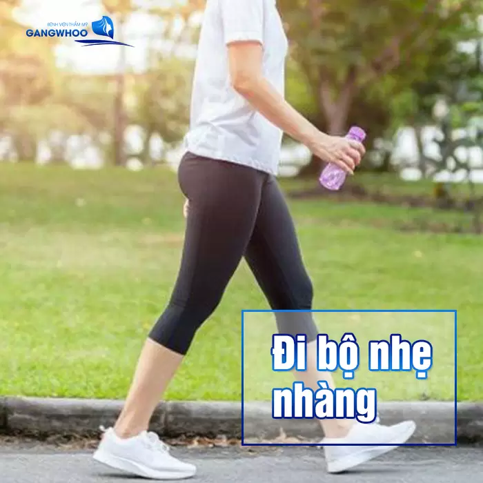 Hãy thực hiện đi bộ nhẹ nhàng trong những ngày đầu tiên trong những ngày đầu sau phẫu thuật