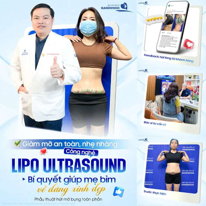Giảm mỡ an toàn, nhẹ nhàng với công nghệ Lipo Ultrasound bí quyết giúp các mẹ bỉm sau sinh nhanh về dáng 