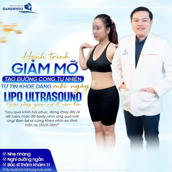 Hành trình giảm mỡ tạo đường cong tự nhiên cho cơ thể với giảm mỡ Lipo Ultrasound