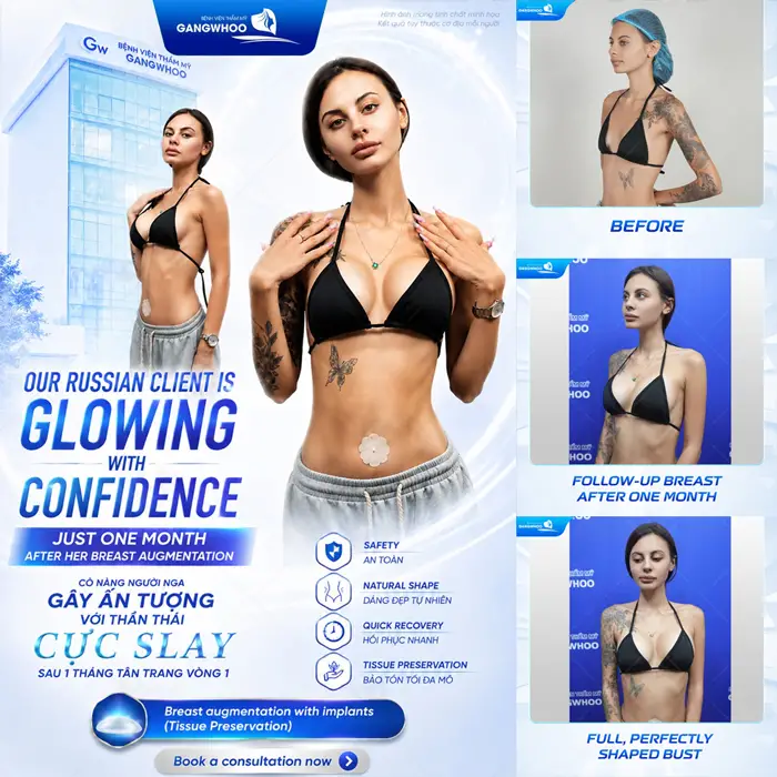 Body đẹp siêu slay sau 1 tháng nâng cấp vòng 1 đường cong thêm quyến rũ và căng đầy sexy