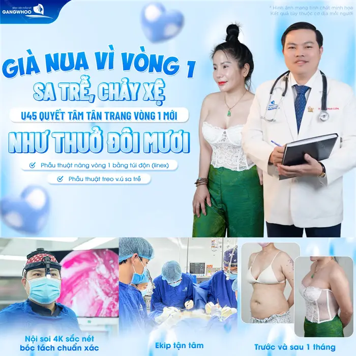 Già nua vì vòng 1 chảy xệ sau tân trang lại vòng 1 chị khách U45 tự tin trở lại như thuở đôi mươi