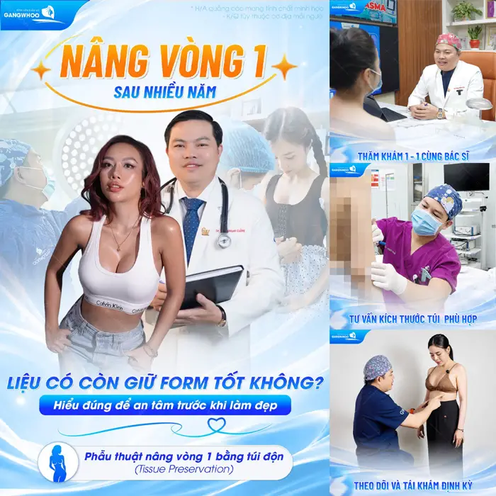 Nâng ngực đường nách sau nhiều năm kết quả vẫn đẹp và duy trì độ ổn định dài lâu