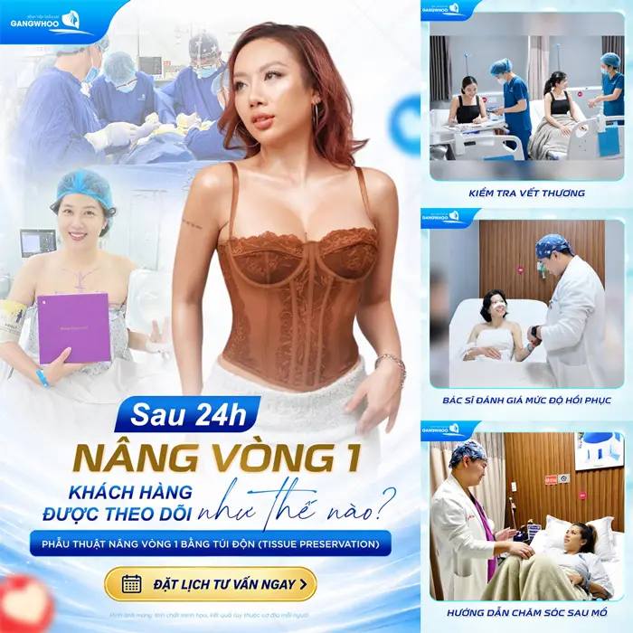 Sau 24 giờ nâng vòng 1 khách hàng căng tràn nảy nở và đầy cuốn hút 