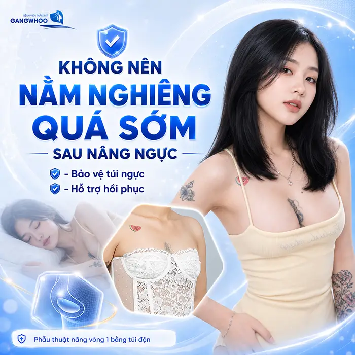 Nâng Ngực Bao Lâu Thì Được Nằm Nghiêng? Bác Sĩ Giải Đáp