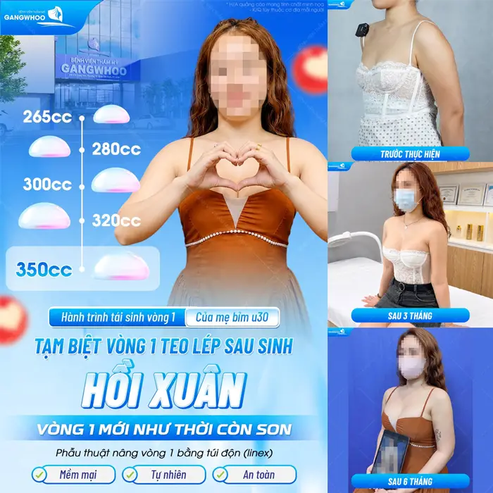 Tạm biệt vòng 1 teo lép sau sinh hồi xuân vòng 1 mới như thời còn son mềm mại hơn, tự nhiên hơn và an toàn hơn