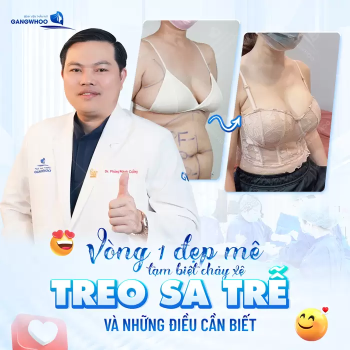 Vòng 1 đẹp mêm mẩn tạm biệt ngay vòng 1 chảy xệ hiệu quả sau phẫu thuật 