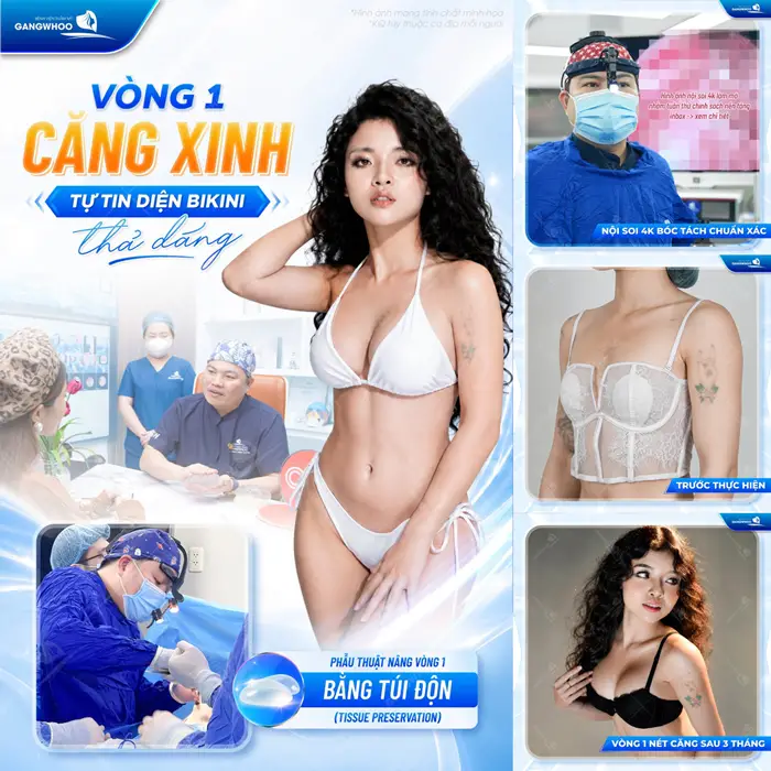 3+ Phương Pháp Nâng Ngực Tự Nhiên Không Phẫu Thuật Chuẩn Hàn 2 Vòng 1 căng xinh tự tin diện bikini thả dáng cực nuột sau phẫu thuật