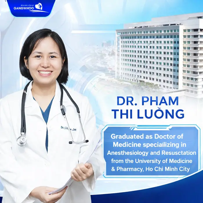 Dr. Pham Thi Luong graduated as a Doctor of Medicine specializing in Anesthesiology and Resuscitation from the University of Medicine and Pharmacy, Ho Chi Minh City