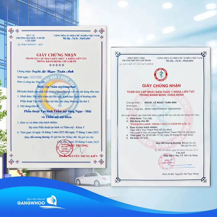 Giấy chứng chỉ và chứng nhận bằng cấp