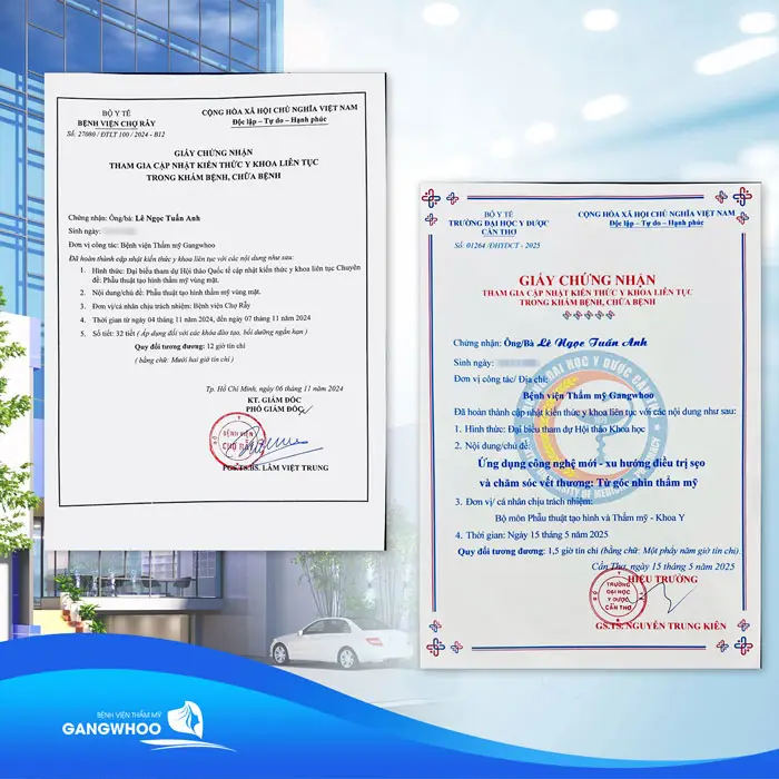 Giấy chứng chỉ và chứng nhận bằng cấp