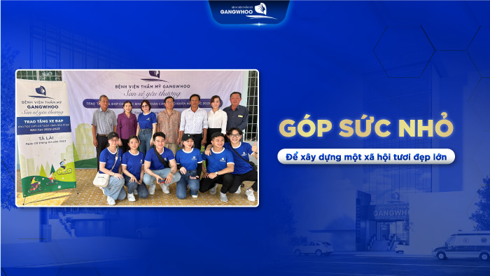 Bệnh viện Gangwhoo Vượt 200Km Trao Xe Đạp Cho Học Sinh Nghèo Tà Lài