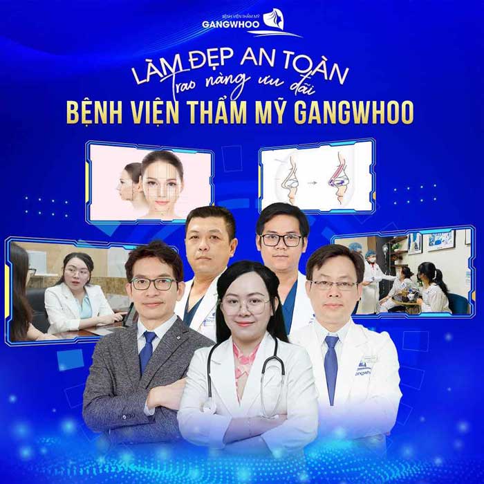 Bệnh viện thẩm mỹ Gangwhoo sở hữu đội ngũ bác sĩ Việt Hàn