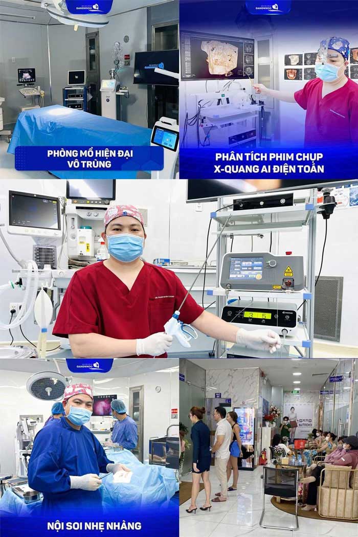 Bệnh viện thẩm mỹ Gangwhoo được trang bị đầy đủ các thiết bị hiện đại