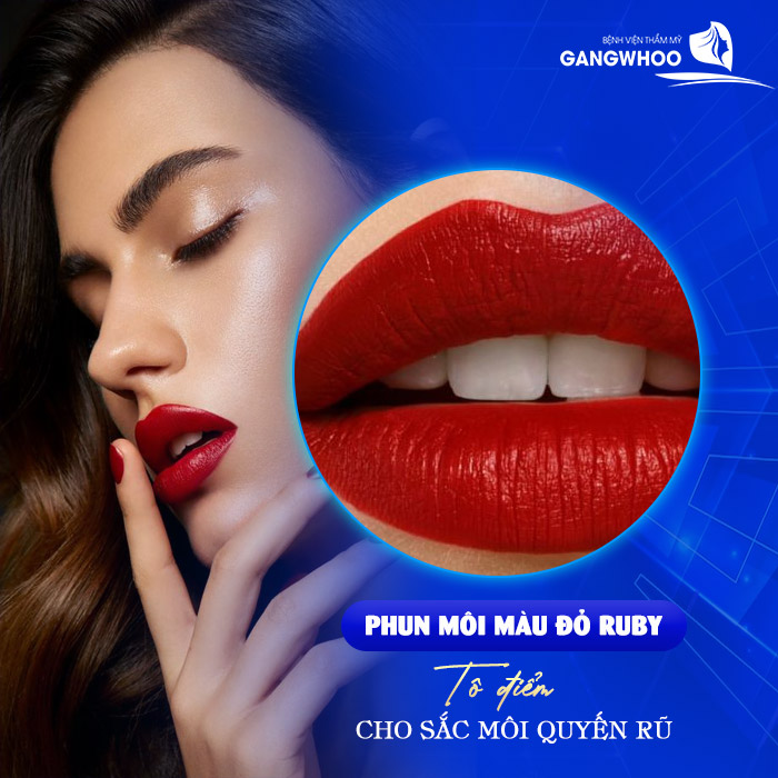 Phun Môi Màu Đỏ Ruby: Sắc Môi Yêu Kiều Quyến Rũ Cho Phái Đẹp 3 Phun môi màu đỏ ruby