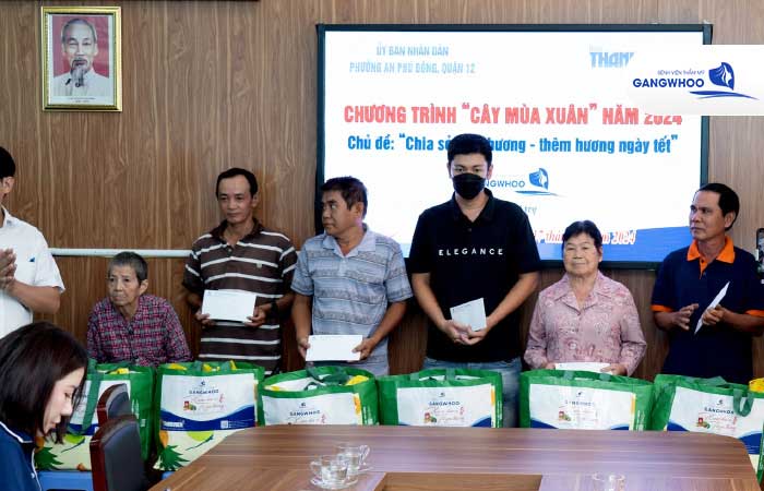 Gangwhoo & Chương Trình Cây Mùa Xuân: Bà Con Q. 12 & Q. Gò Vấp Ăn Tết Sớm 14 an tet som quan 12 quan tan binh 2