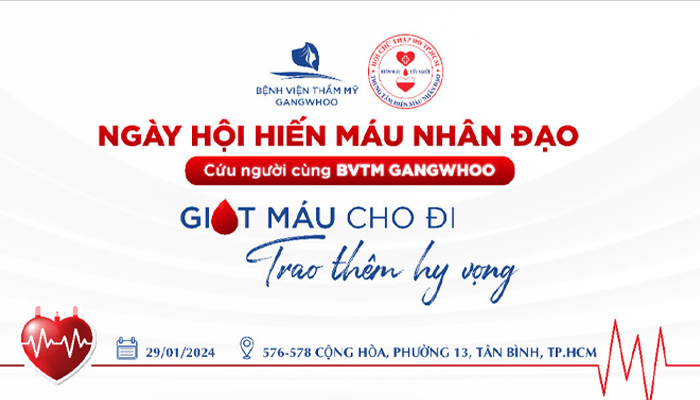 Ngày hội hiến máu nhân đạo truyền thống hằng năm của Bệnh viện Thẩm mỹ Gangwhoo [29/01/2024]