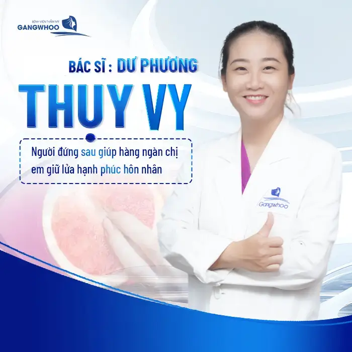 Bác Sĩ Dư Phương Thụy Vy - Bác Sĩ Tạo Hình Thẩm Mỹ Vùng Kín 1 Bác sĩ Dư Phương Thụy Vy người đứng sau giúp hàng ngàn chị em giữ lửa hạnh phúc hôn nhân