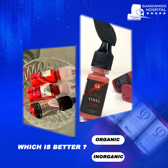 Organic Lip Tattoo Ink at Gangwhoo Cosmetic Hospital: Does It Color Quickly? How Is It Different from Inorganic Ink? 2 Organic Lip Tattoo Ink at Gangwhoo Cosmetic Hospital