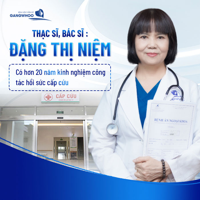 Thạc Sĩ, Bác Sĩ Đặng Thị Niệm - Trưởng Khoa Nội Cấp Cứu 1 Thạc Sĩ, Bác Sĩ Đặng Thị Niệm