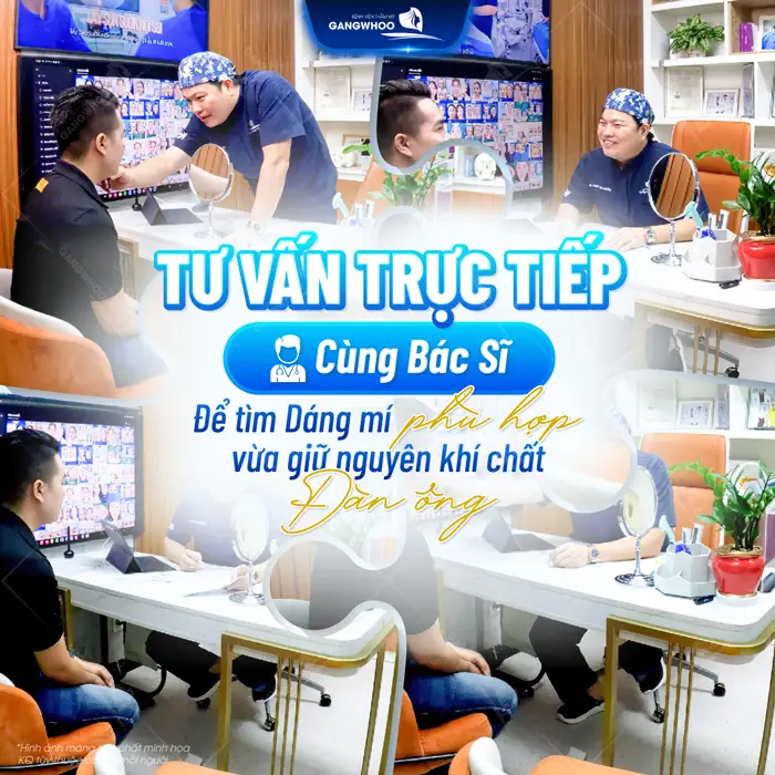 Cắt Mí Mắt Nam Giới Công Nghệ Hàn Quốc Nam Tính, Đổi Vận 5 Tư vấn trực tiếp cùng bác sĩ để dáng mí phù hợp mà vẫn giữ nguyên được khí chất đàn ông