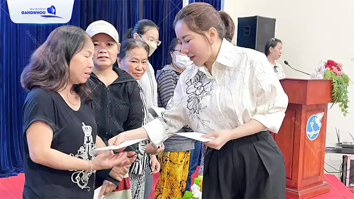 BVTM Gangwhoo Trao Quà Gửi Yêu Thương Ở Quận Gò Vấp & Củ Chi