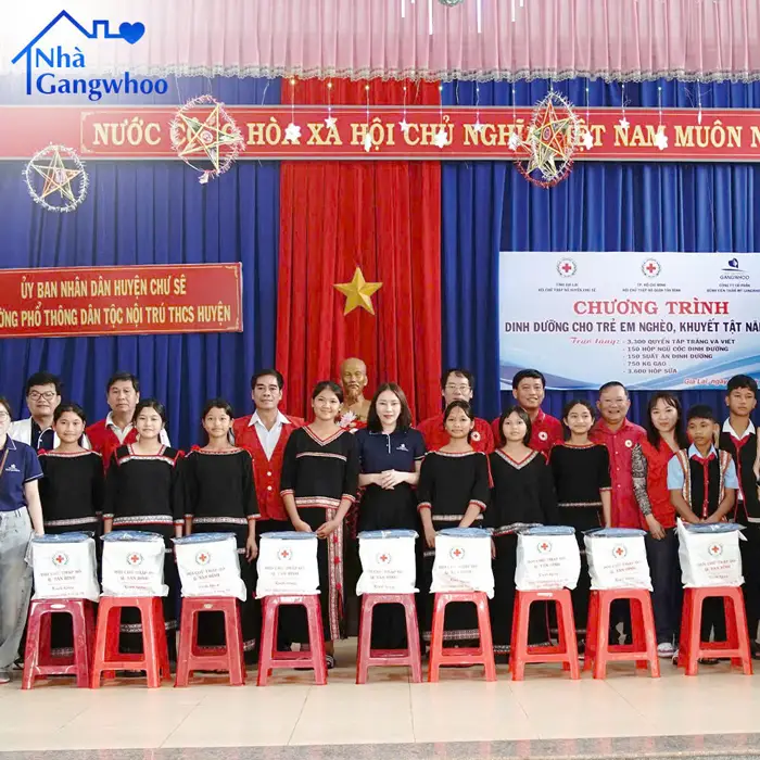 BVTM Gangwhoo - Tiếp Nối Yêu Thương Đến THPT Trường Chinh