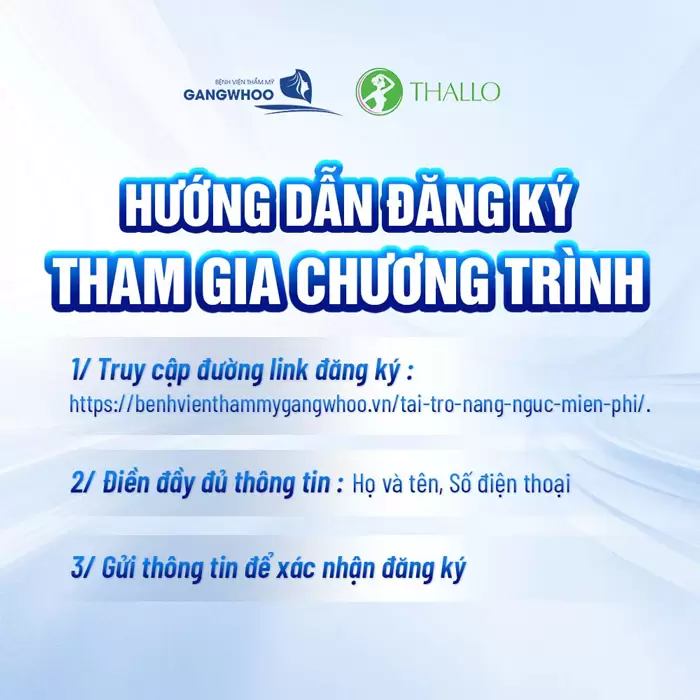 Đăng Ký Ngay! Nâng Ngực Nội Soi Miễn Phí 100% Từ Gangwhoo 6 nang nguc mien phi 1